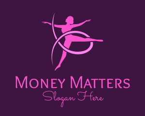 Ballet Dancer Performer logo design