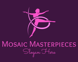 Ballet Dancer Performer logo design