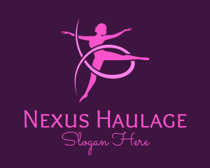 Ballet Dancer Performer logo design