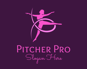 Ballet Dancer Performer logo design