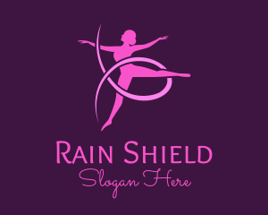 Ballet Dancer Performer logo design