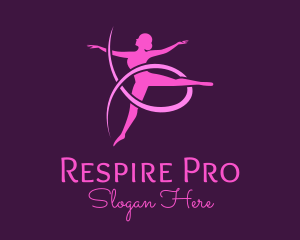 Ballet Dancer Performer logo design