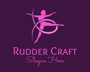 Ballet Dancer Performer logo design