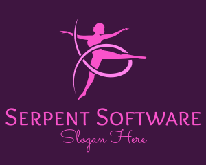 Ballet Dancer Performer logo design