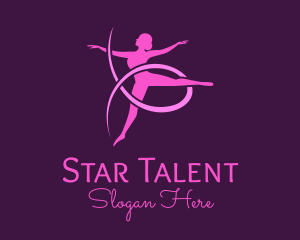 Ballet Dancer Performer logo