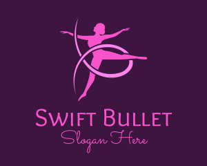 Ballet Dancer Performer logo design