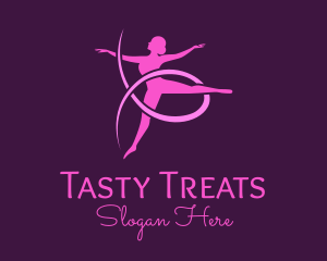 Ballet Dancer Performer logo design