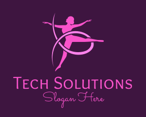 Ballet Dancer Performer logo