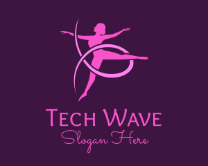 Ballet Dancer Performer logo design