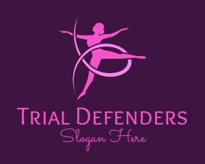 Ballet Dancer Performer logo design