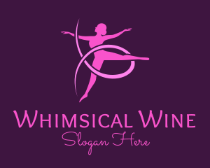 Ballet Dancer Performer logo design