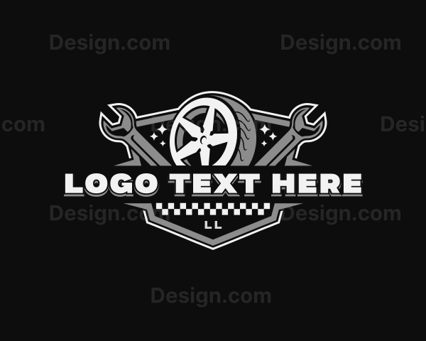 Mechanic Wrench Tools Logo