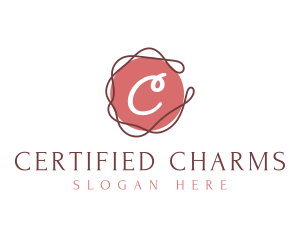 Elegant Swirl Thread logo design