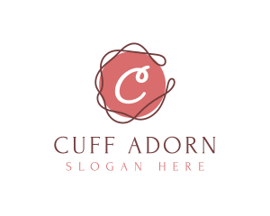 Elegant Swirl Thread logo design