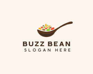 Beans Spices Spoon logo design