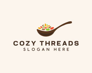 Beans Spices Spoon logo design