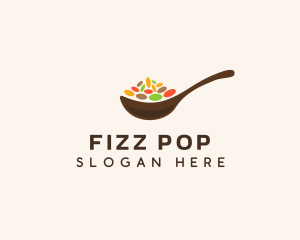 Beans Spices Spoon logo design