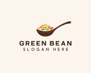 Beans Spices Spoon logo design