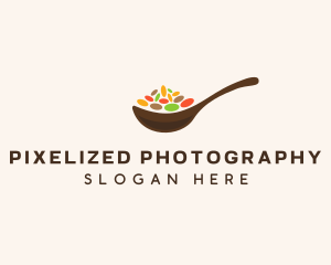 Beans Spices Spoon logo design