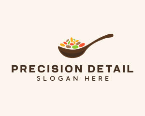 Beans Spices Spoon logo design