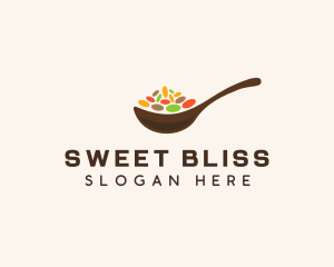 Beans Spices Spoon logo design