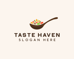 Beans Spices Spoon logo