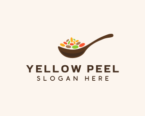 Beans Spices Spoon logo design