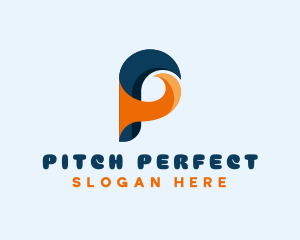 Tech Software Letter P logo design