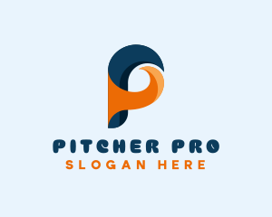 Tech Software Letter P logo design