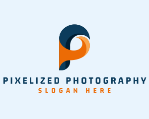 Tech Software Letter P logo design