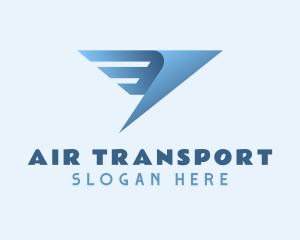 Wings Express Courier logo design