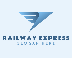 Wings Express Courier logo design