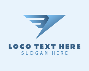 Company - Wings Express Courier logo design