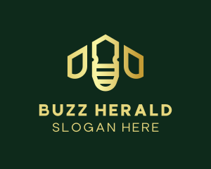 Golden Bee Realty logo design