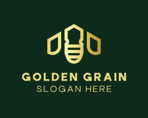 Golden Bee Realty logo design