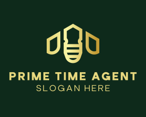 Golden Bee Realty logo design