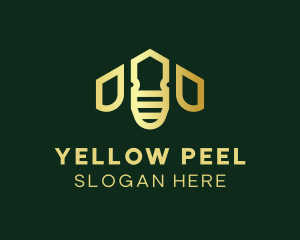 Golden Bee Realty logo design