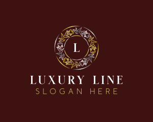 Luxury Flower Decor logo design