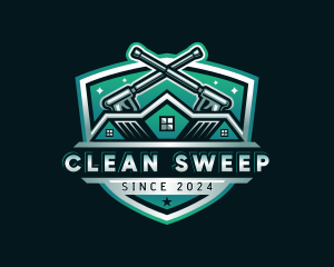 Pressure Wash Cleaning logo design