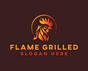 Fire Chicken Grill logo design