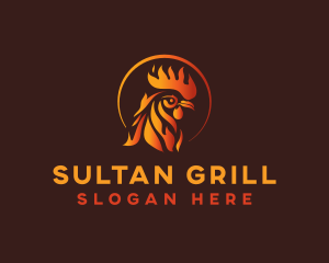 Fire Chicken Grill logo design