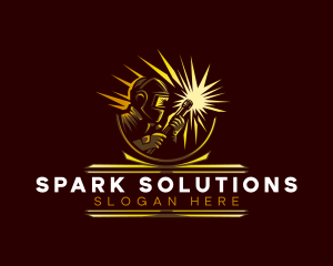 Industrial Welder Fabrication logo design