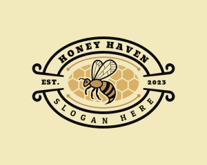 Insect Honey Bee Farm logo design