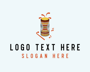 Ethnic Musical Drum logo