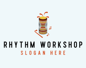 Ethnic Musical Drum logo