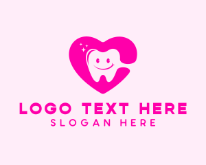 Dental Tooth Heart  logo