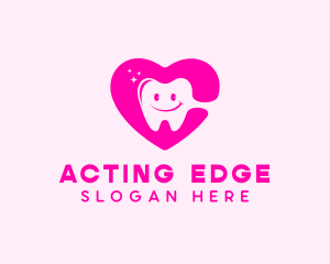 Dental Tooth Heart  logo design