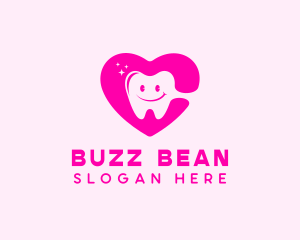 Dental Tooth Heart  logo design