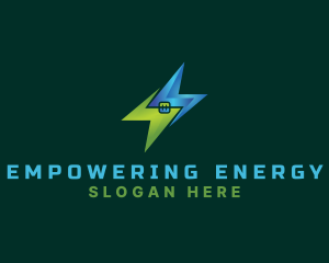 Eco Energy Electricity logo design