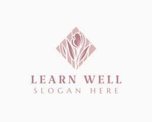 Natural Floral Wellness logo design